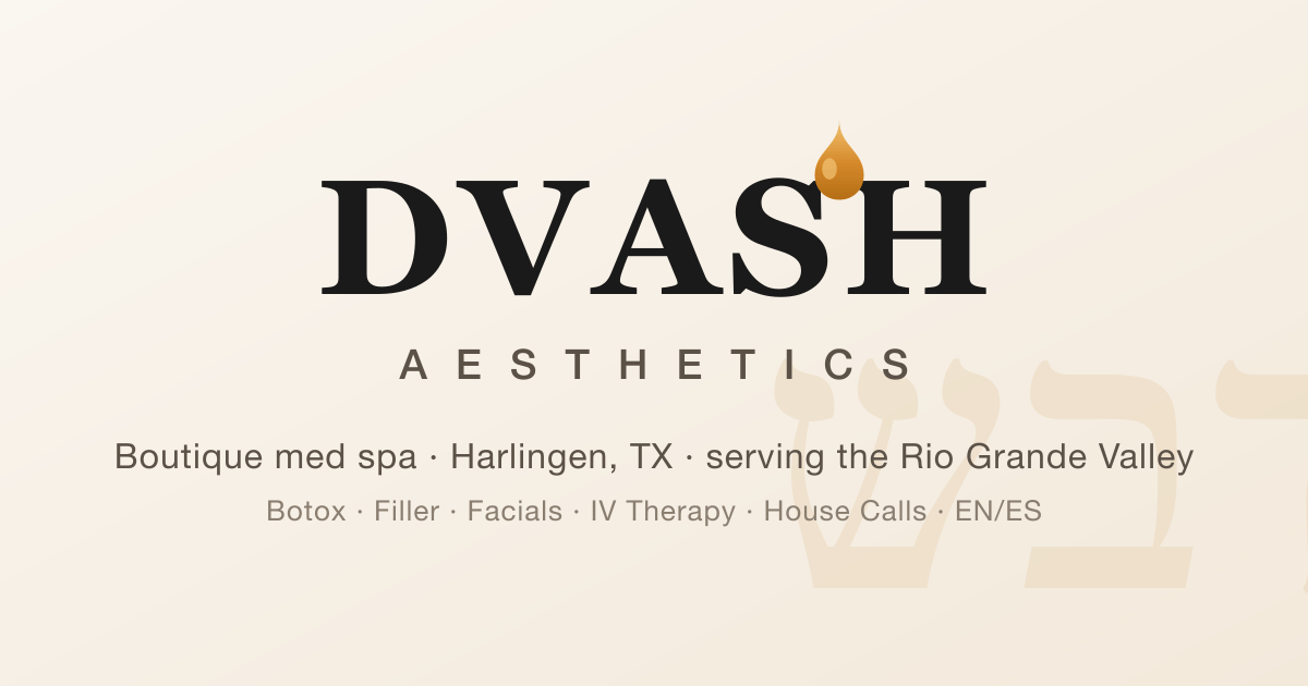 Botox treatment being prepared at a Harlingen med spa